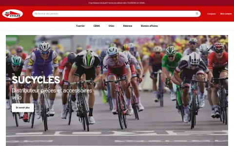 Haut de la page d'accueil de Sucycles