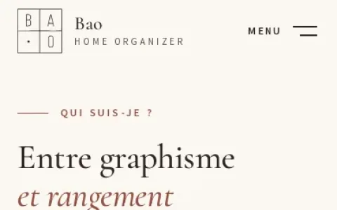 Page Qui suis-je, version mobile